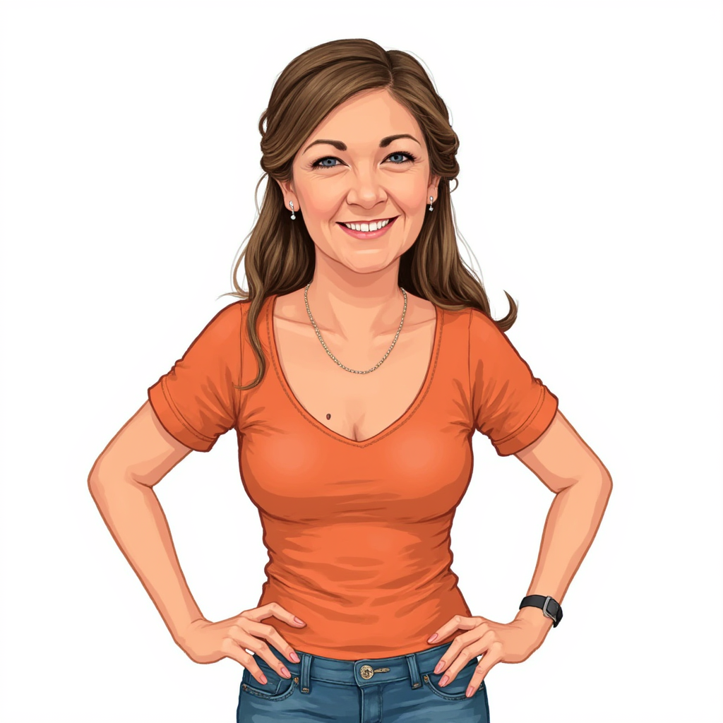 Drawing style portrait
